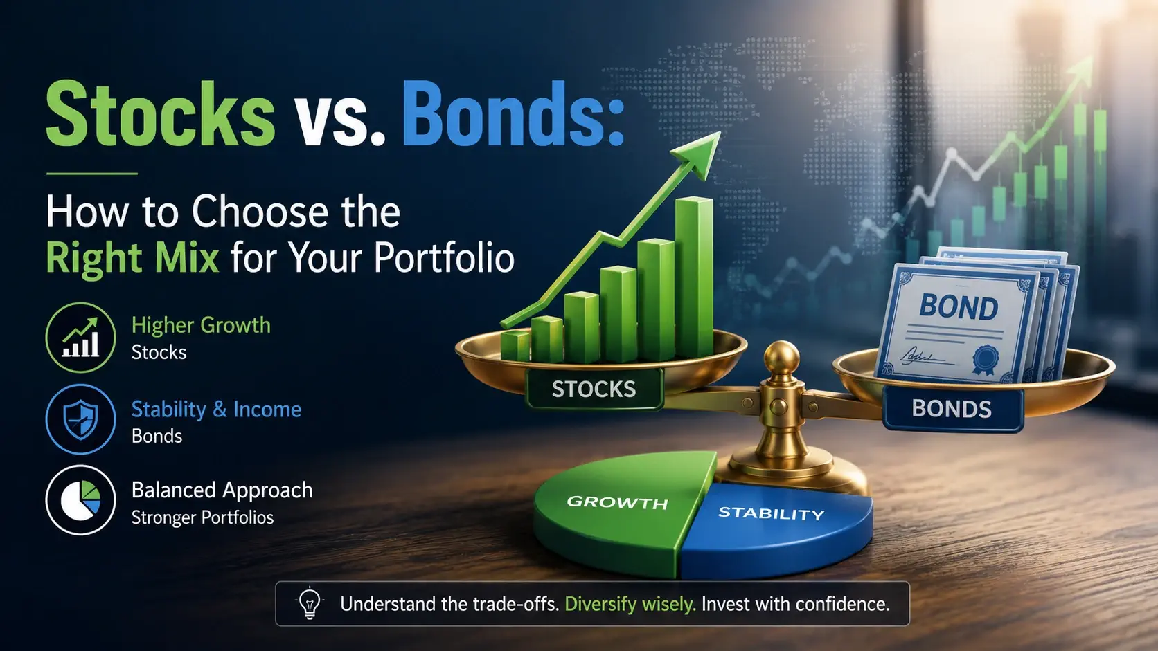 Stocks vs. Bonds: How to Choose the Right Mix for Your Portfolio